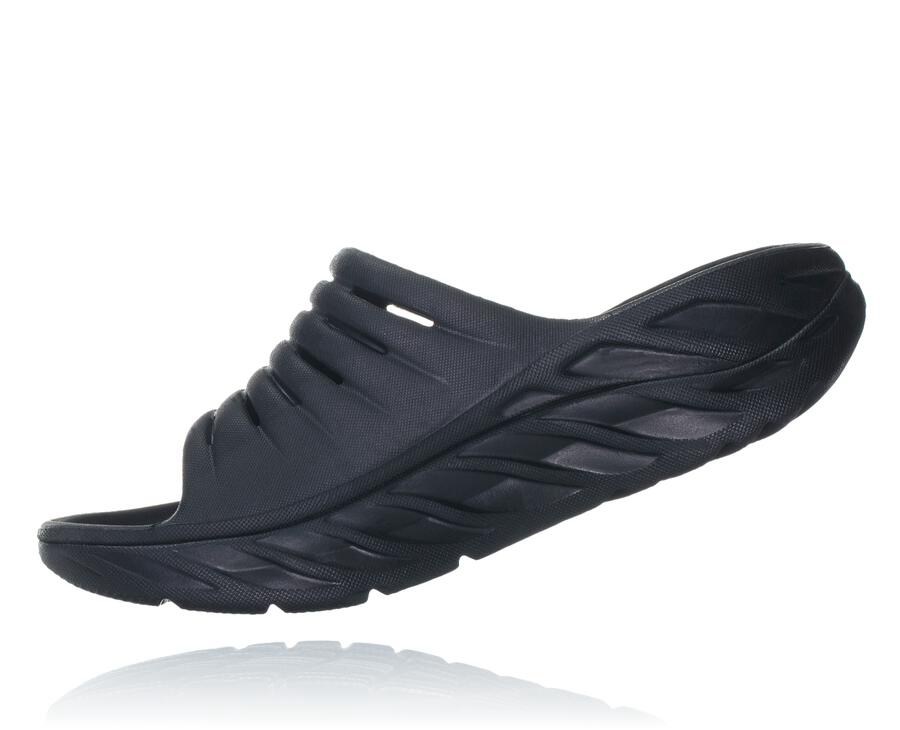 Hoka Australia One One ORA Recovery - Mens Slide Black - AOWTJ-1072